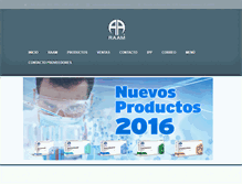 Tablet Screenshot of laboratorioraam.com